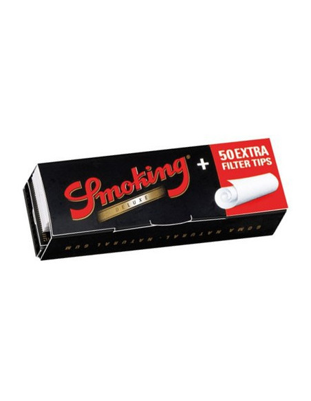 Smoking Deluxe 1.1/4 + Tips hojas de fumar y tips