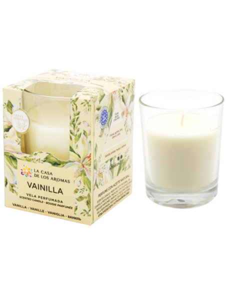 VASO VELA PERFUMADA VAINILLA