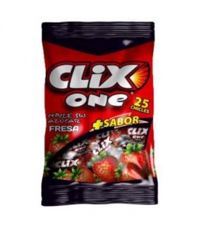 CLIX ONE CHICLE SIN AZÚCAR...