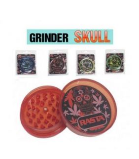 GRINDER SKULL RASTA 2 PARTES