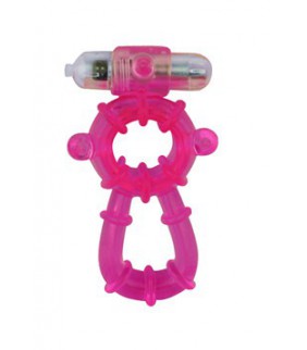 ANILLO ROSA CON BALA VIBRADORA