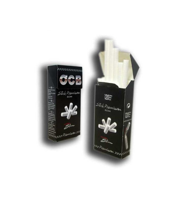 Filtros OCB Extra Slim 5,7 mm, 120 unidades, pre-cortados y envueltos