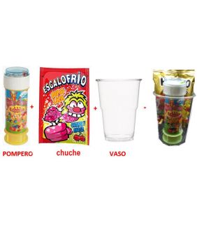 VASO CON POMPERO + CHUCHE