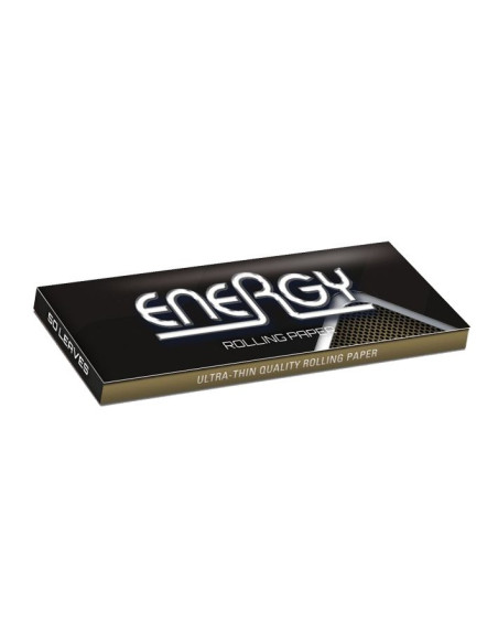 Librito de papel ENERGY Black 1.1/4 en estuche para estancos y vending