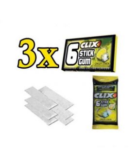 CLIX STICK GINGER LEMON 3UD