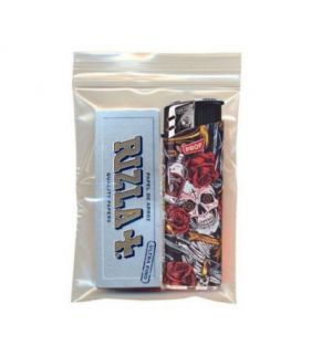 Pack Papel Rizla con Mechero para fumadores, estancos y vending