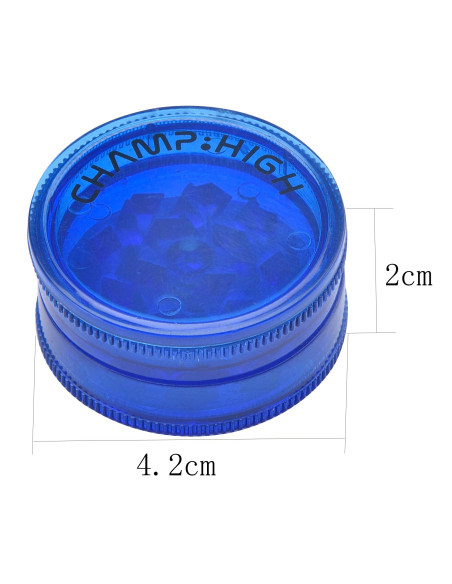 Grinder Prof 3 partes para fumador y productos de estanco medidas