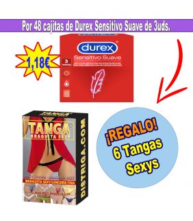 48 DUREX SENSITIVO SUAVE +...