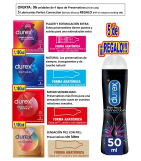 96 DUREX + 5 GELES REGALO