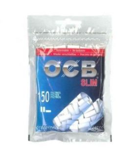 OCB Slim filtros en bolsa 6 mm, 150 unidades, accesorios fumador