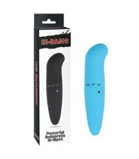 VIBRADOR PUNTO G AZUL HI-BASIC