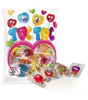 Piruletas TocToc mix de caramelos con palo sabores surtidos