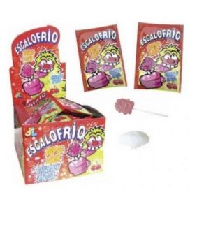 Piruleta Pica Escalofríos con pica pica y piruleta picante