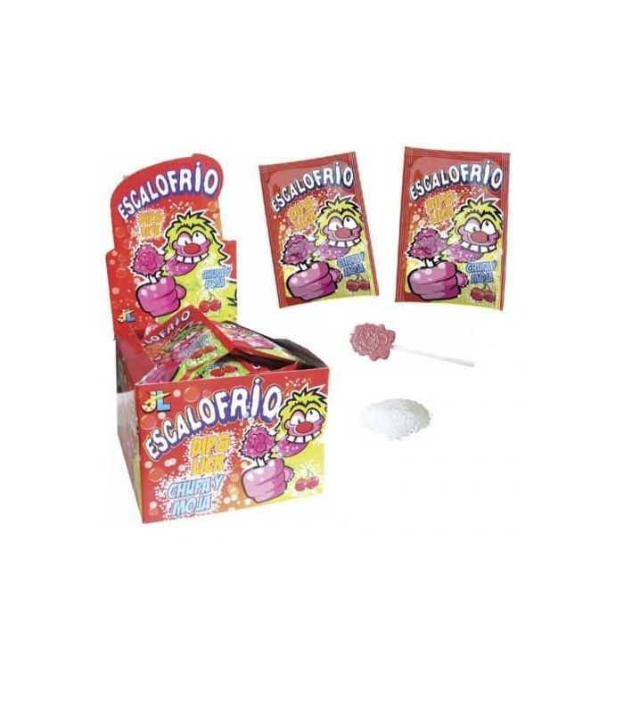Piruleta Pica Escalofríos con pica pica y piruleta picante