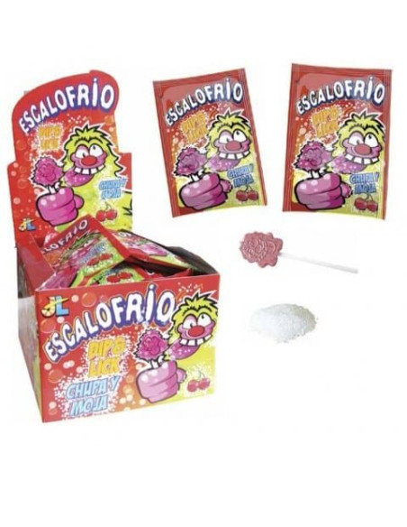 Piruleta Pica Escalofríos con pica pica y piruleta picante