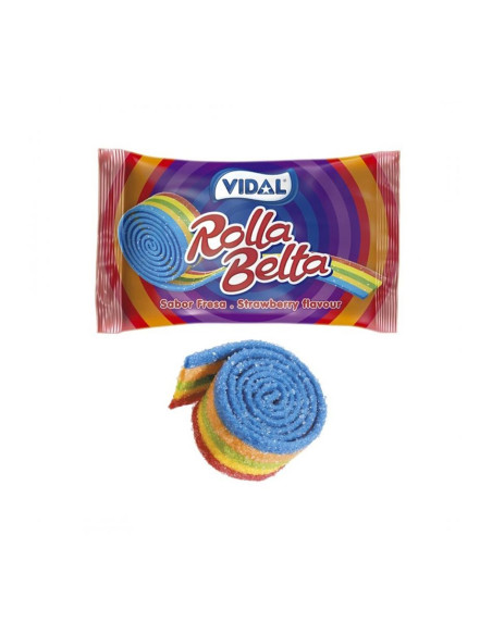 Rolla Belta Multicolor Vidal lenguas multicolor ácidas cubiertas de pica