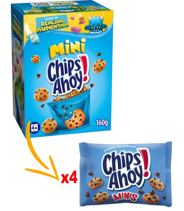 Galletas Mini Chips Ahoy con pepitas de chocolate en bolsitas de 40g