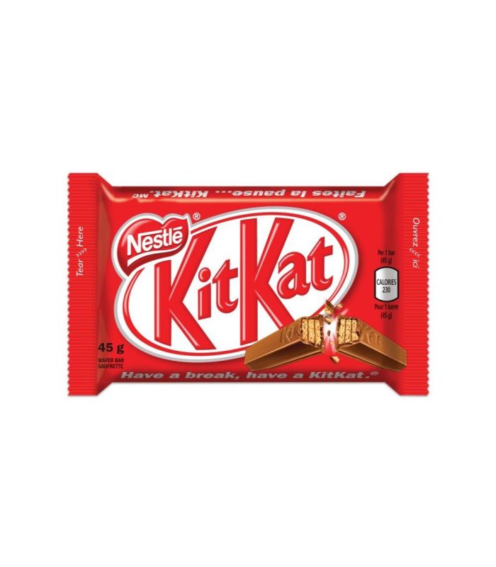 KitKat chocolatina crujiente de chocolate con leche