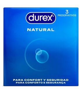 Preservativos Durex Natural 3 unidades