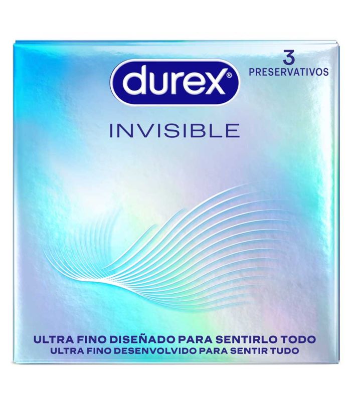 Preservativos Durex Invisible 3 unidades para vending