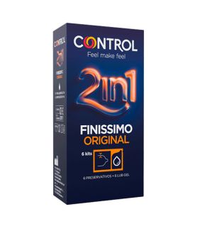 Preservativos Control Finissimo 2 en 1 pack 6 para vending y tiendas 24 horas