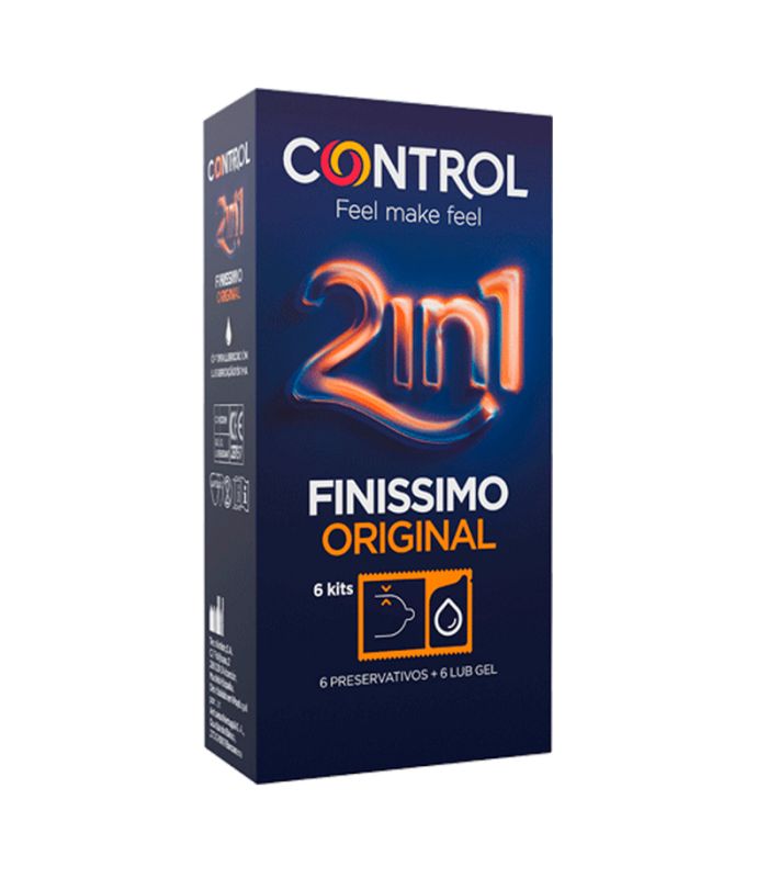 Preservativos Control Finissimo 2 en 1 pack 6 para vending y tiendas 24 horas