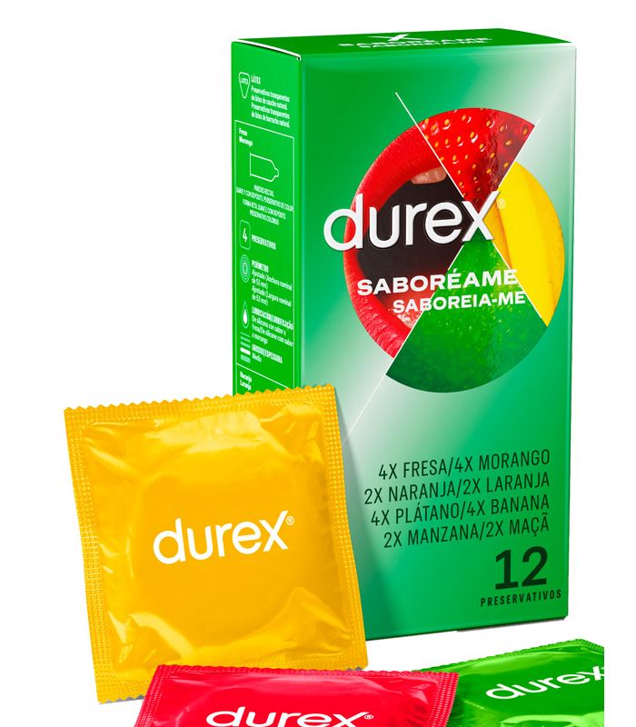 Preservativos Durex Saboreame 12 unidades formato profesional para mayoristas