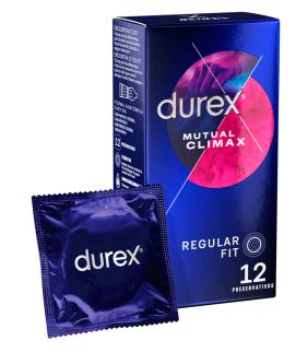 Durex Mutual Climax 12 unidades. Preservativos formato profesional para vending y sexshop