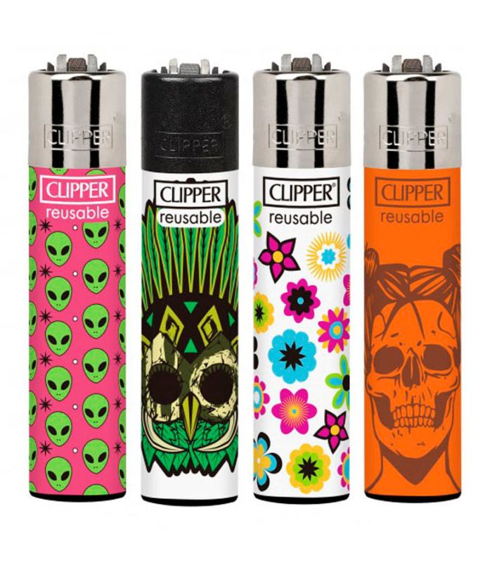 Mechero Clipper Classic CP11 con seriegrafiado surtido