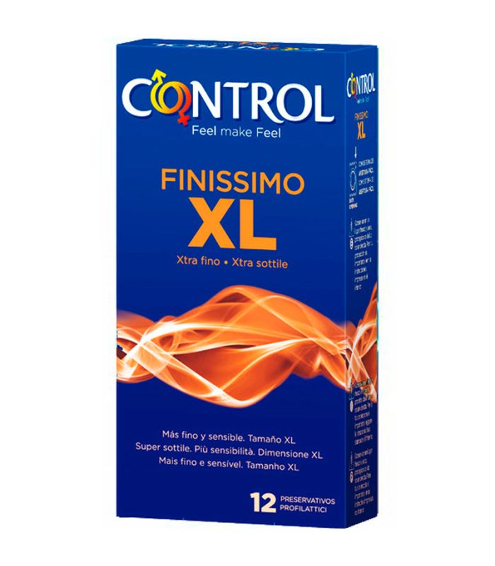 Preservativos Control Finissimo XL 12 unidades ultrafinos
