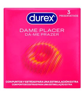 Preservativos Durex Dame Placer 3 unidades para vending