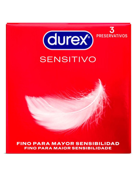 Durex Sensitivo 3 unidades, Preservativos al por mayor.