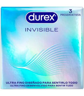 Preservativos Durex Invisible 3 unidades para vending