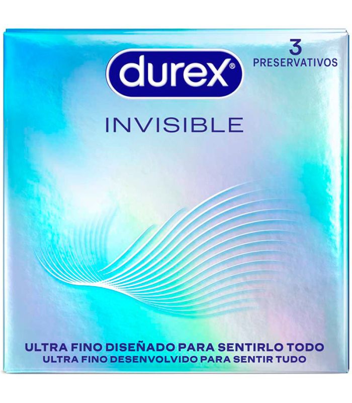 Preservativos Durex Invisible 3 unidades para vending