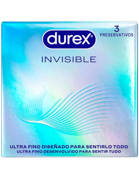 Preservativos Durex Invisible 3 unidades para vending