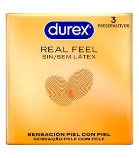 Preservativos Durex Real Feel 3 unidades para vending