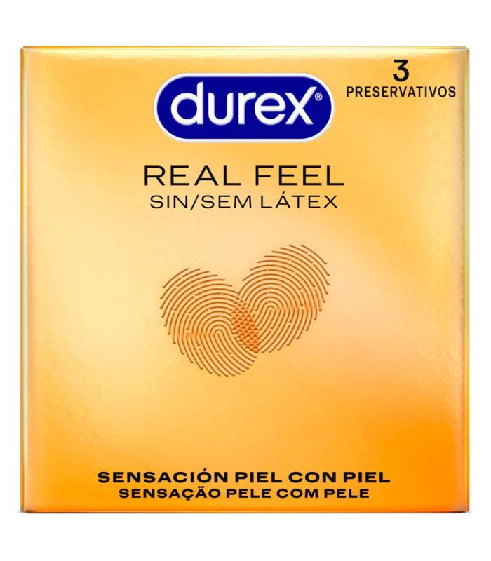 Preservativos Durex Real Feel 3 unidades para vending