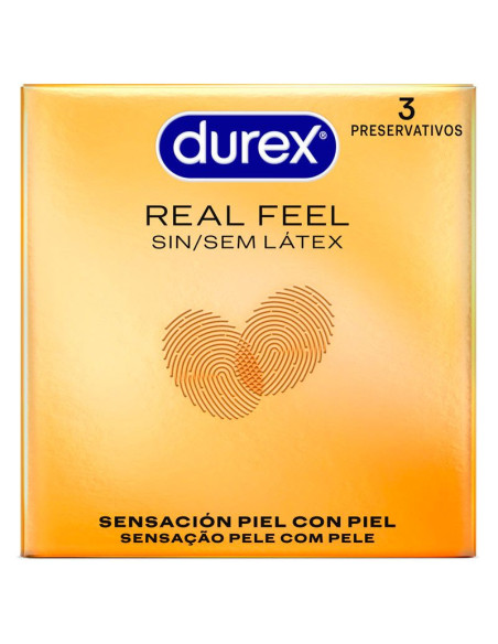 Preservativos Durex Real Feel 3 unidades para vending