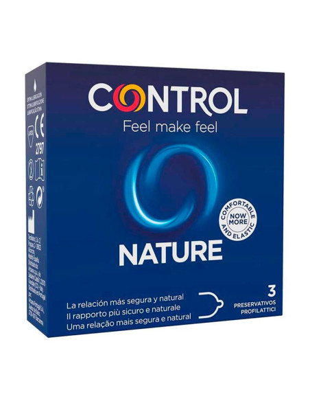 Pack de 3 preservativos Control Adapta Nature para vending y sex shop