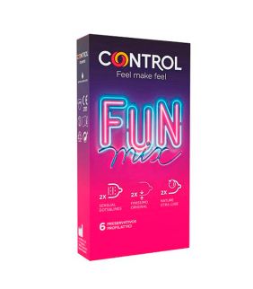 preservativos Control Fun Mix para sex shop, vending, tiendas 24 horas y máquinas expendedoras