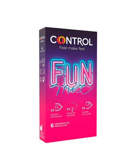 preservativos Control Fun Mix para sex shop, vending, tiendas 24 horas y máquinas expendedoras