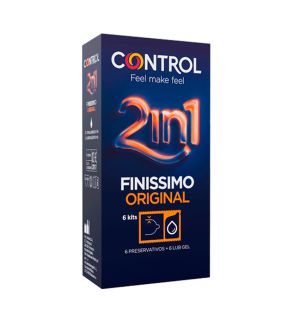 Preservativos Control Finissimo 2 en 1 pack 6 para vending y tiendas 24 horas