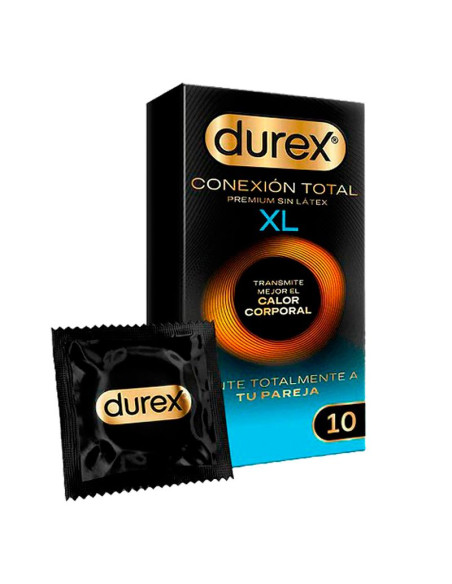 Preservativos Durex Conexión Total XL  10 unidades para vending y sex shop