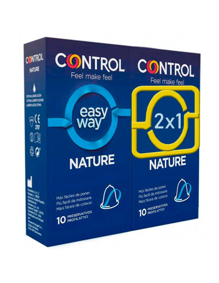 Control Nature Easy Way 2x1 pack preservativos parafarmacias