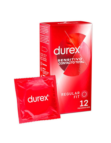 Condones Durex Sensitivo 12 unidades formato  para venta en farmacias
