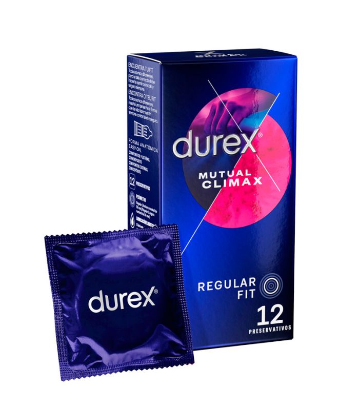 Durex Mutual Climax 12 unidades. Preservativos formato profesional para vending y sexshop