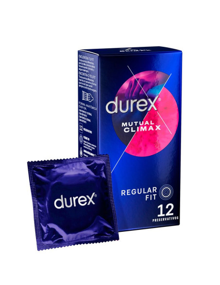 Durex Mutual Climax 12 unidades. Preservativos formato profesional para vending y sexshop