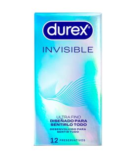 Durex Invisible 12 unidades – Preservativos formato profesional para vending y sexshop