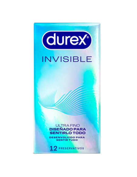 Durex Invisible 12 unidades – Preservativos formato profesional para vending y sexshop