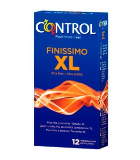 Preservativos Control Finissimo XL 12 unidades ultrafinos
